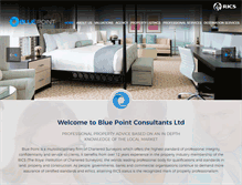 Tablet Screenshot of bluepointproperty.com